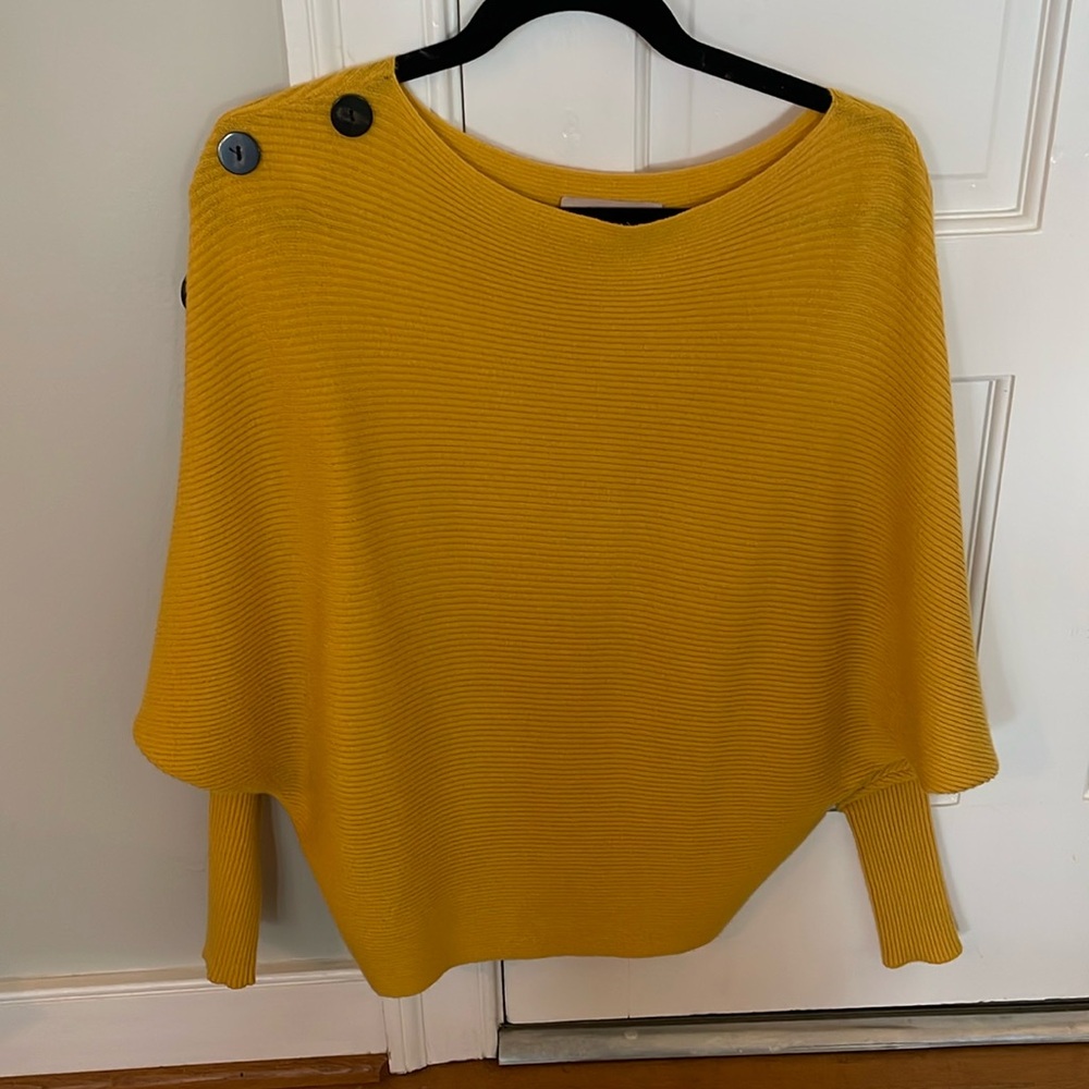 Philosophy Mustard Pullover Sweater